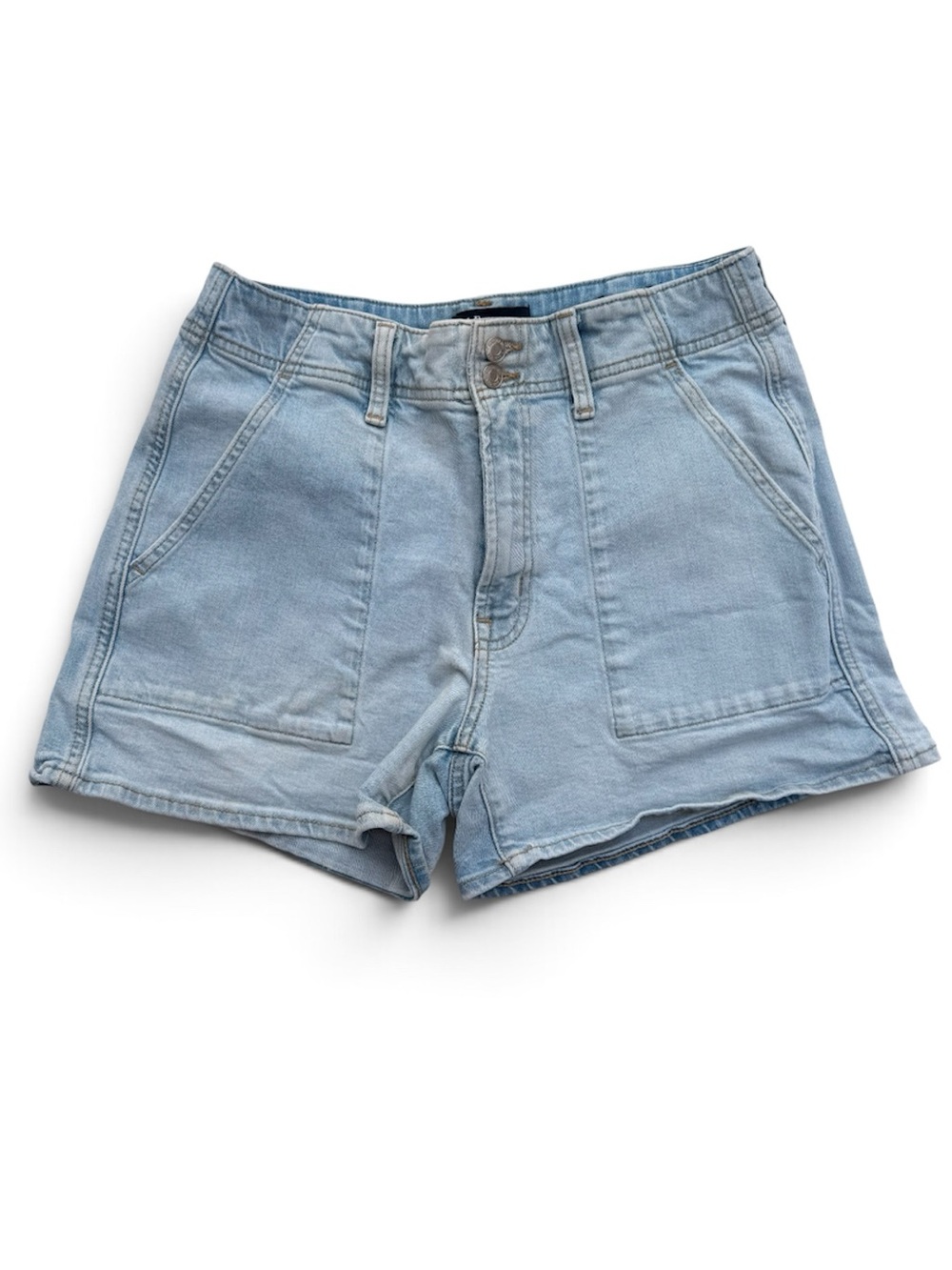 Gap High Rise Light Wash Denim Shorts Size 8/29